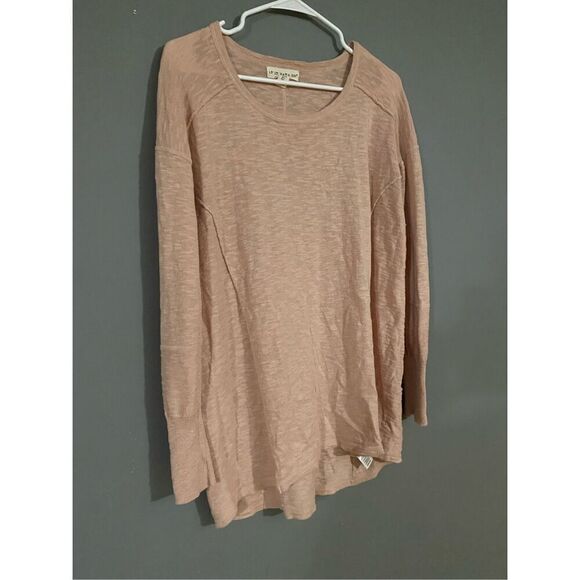 If It Were Me Pink Scoop Neck Sweater Size Large - Picture 3 of 5